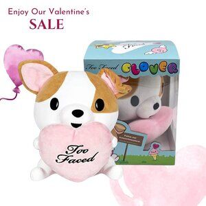 Too Faced Clover Stuffed Plush Puppy Toy LIMITED EDITION